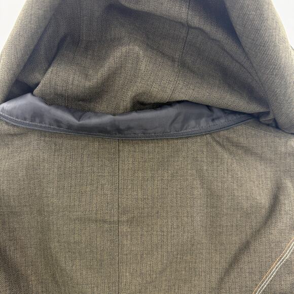 KERRITS Womens Riding Barn Jacket Size XS Hood Vent Full Zip Brown Equestrian - Picture 7 of 13